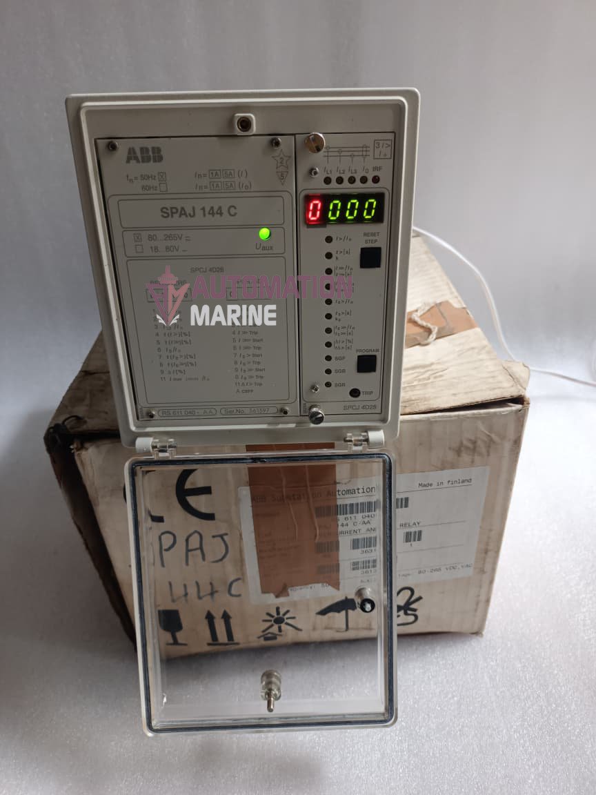 ABB SPAJ144C ABB SPAJ 144 C-AA OVERCURRENT AND EARTH-FAULT RELAY RELAY