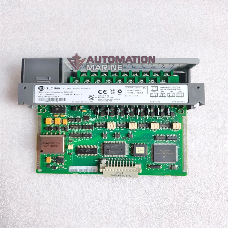 Allen-Bradley 1746-NI8 SLC 500 8-Point Analog Input Module | Voltage/Current Selectable | PLC I/O Card MODULE