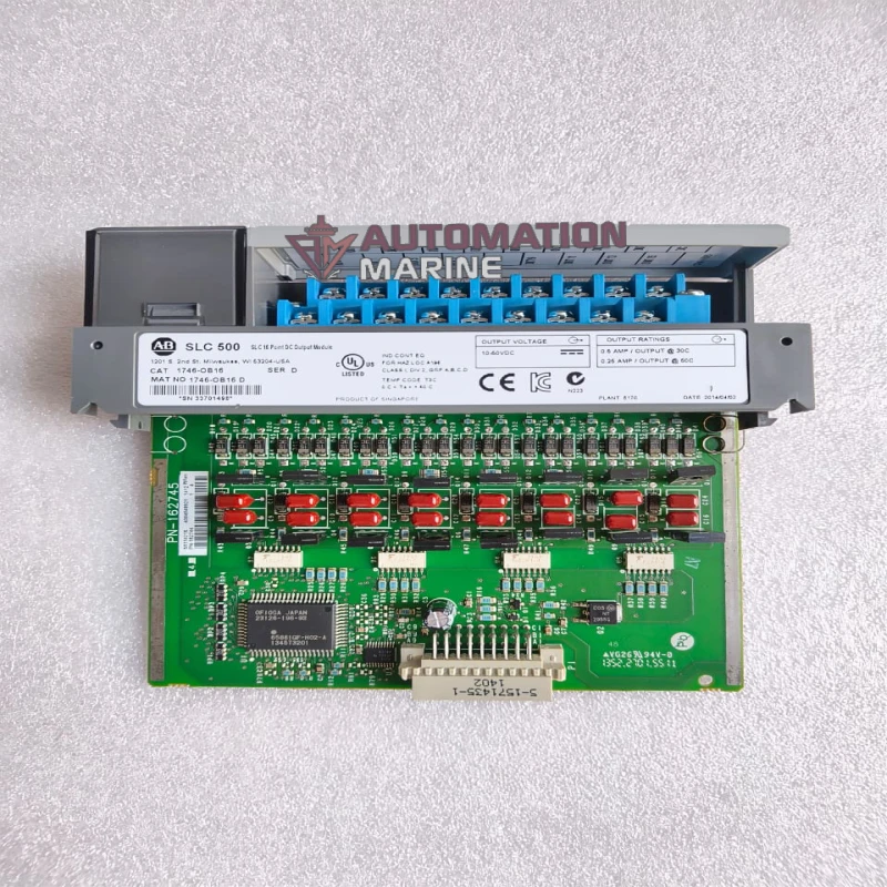 Allen-Bradley 1746-OB16 SLC 500 16-Point 24V DC Source Output Module MODULE
