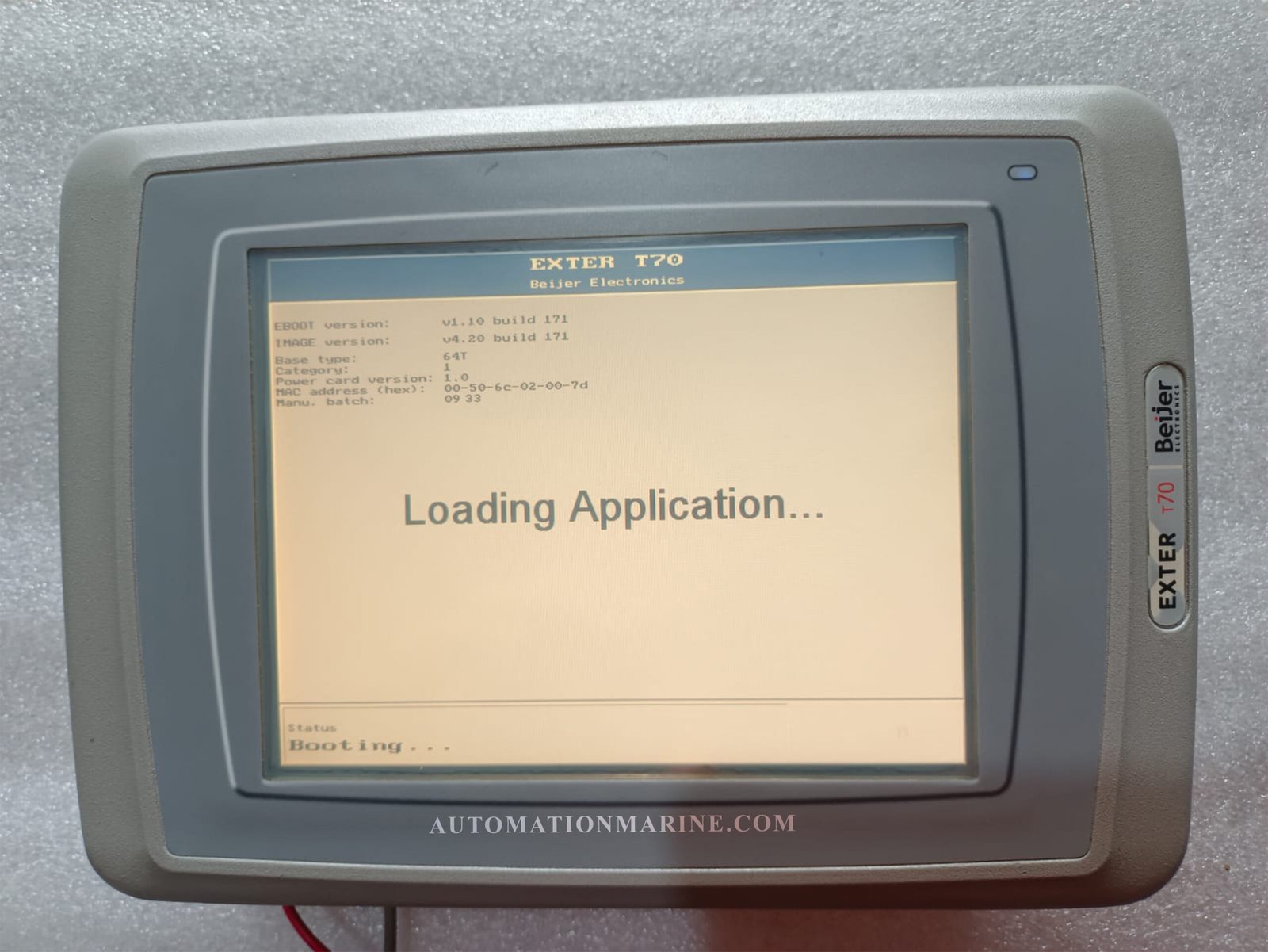 EXTER T70 BEIJER EXTER T70 BEIJER 06010B HMI HUMAN MACHINE INTERFACE (HMI)