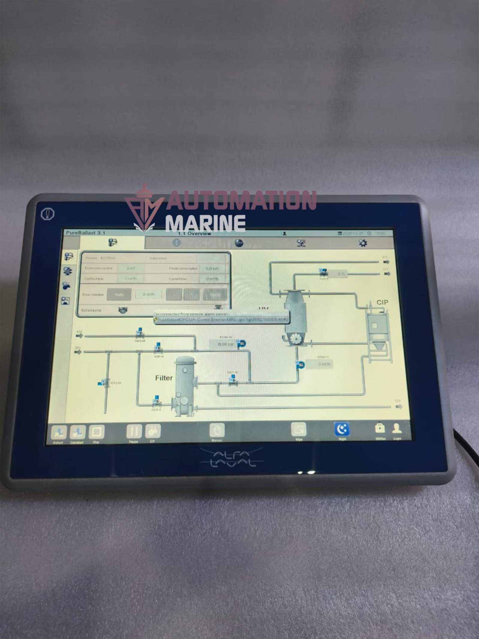 BEIJER IXT15BR  ALFA-LAVAL IX T15BR BEIJER 640001601 HUMAN MACHINE INTERFACE (HMI)