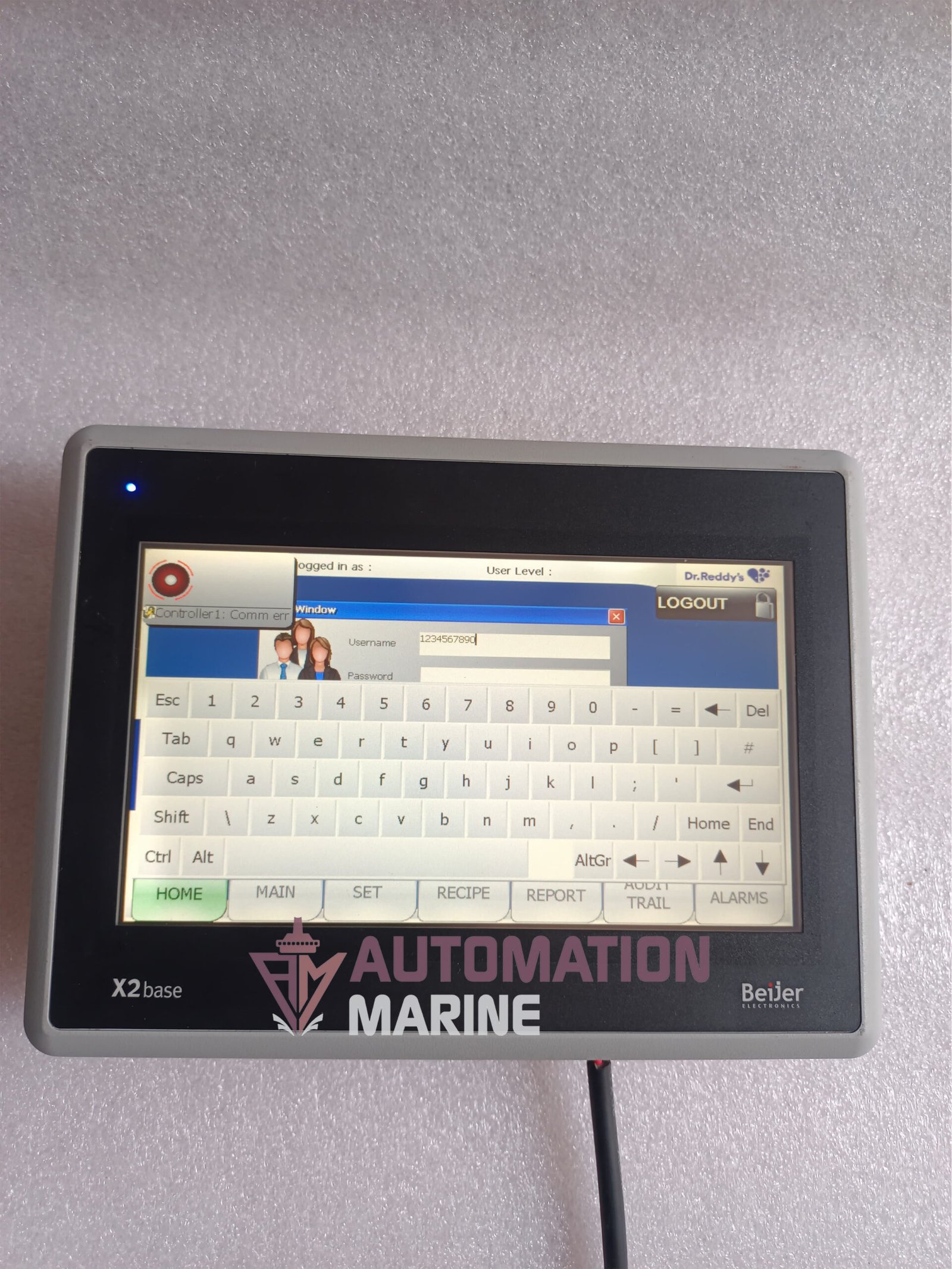 BEIJER X2 BASE7-F2 BEIJER X2 BASE 7-F2 BEIJER 630005205 HUMAN MACHINE INTERFACE (HMI)