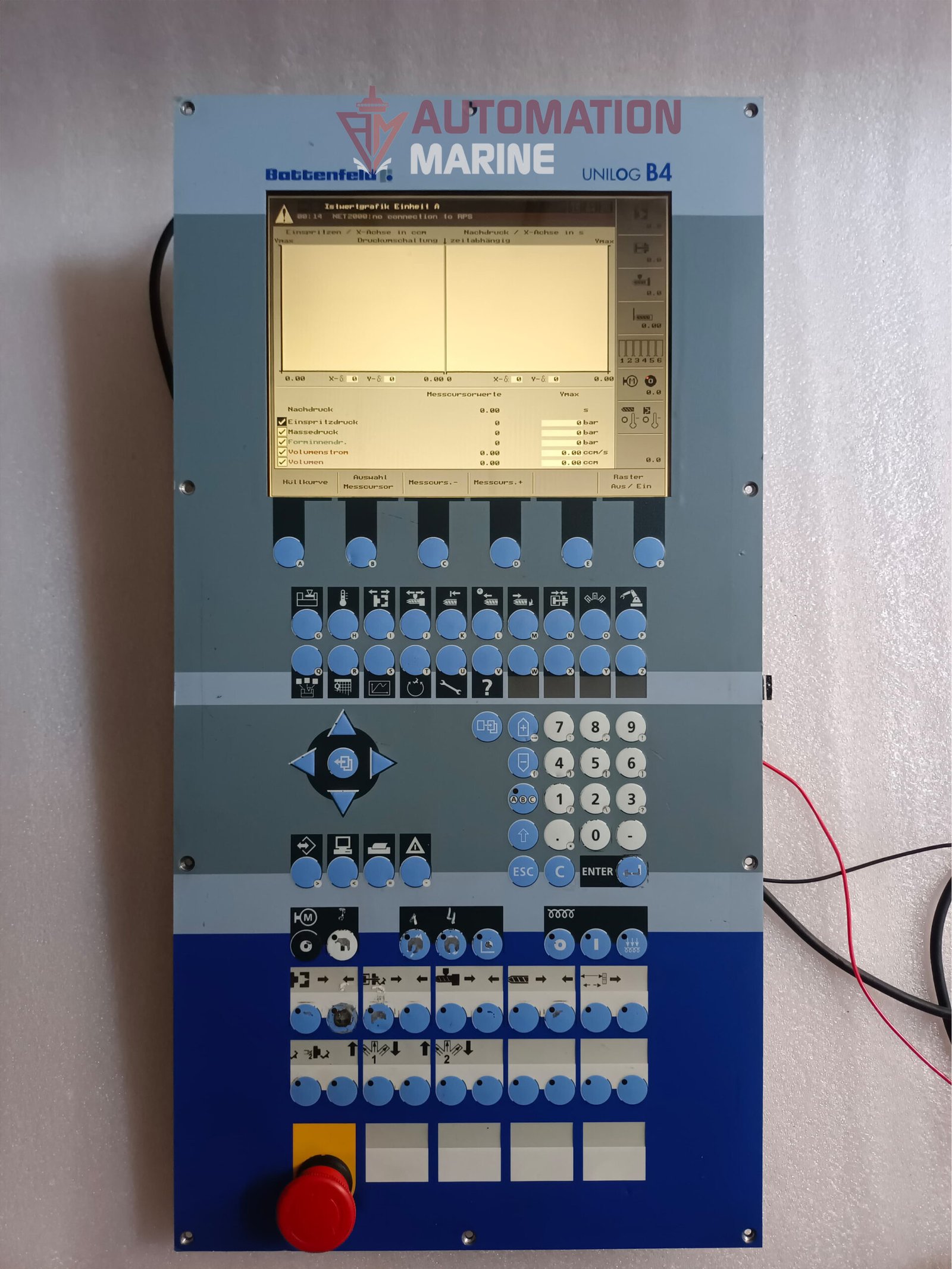 B&R 5D2500.47 B&R 5C2001.20 BATTENFELD UNILOGB4 HMI TESTED OK HUMAN MACHINE INTERFACE (HMI)