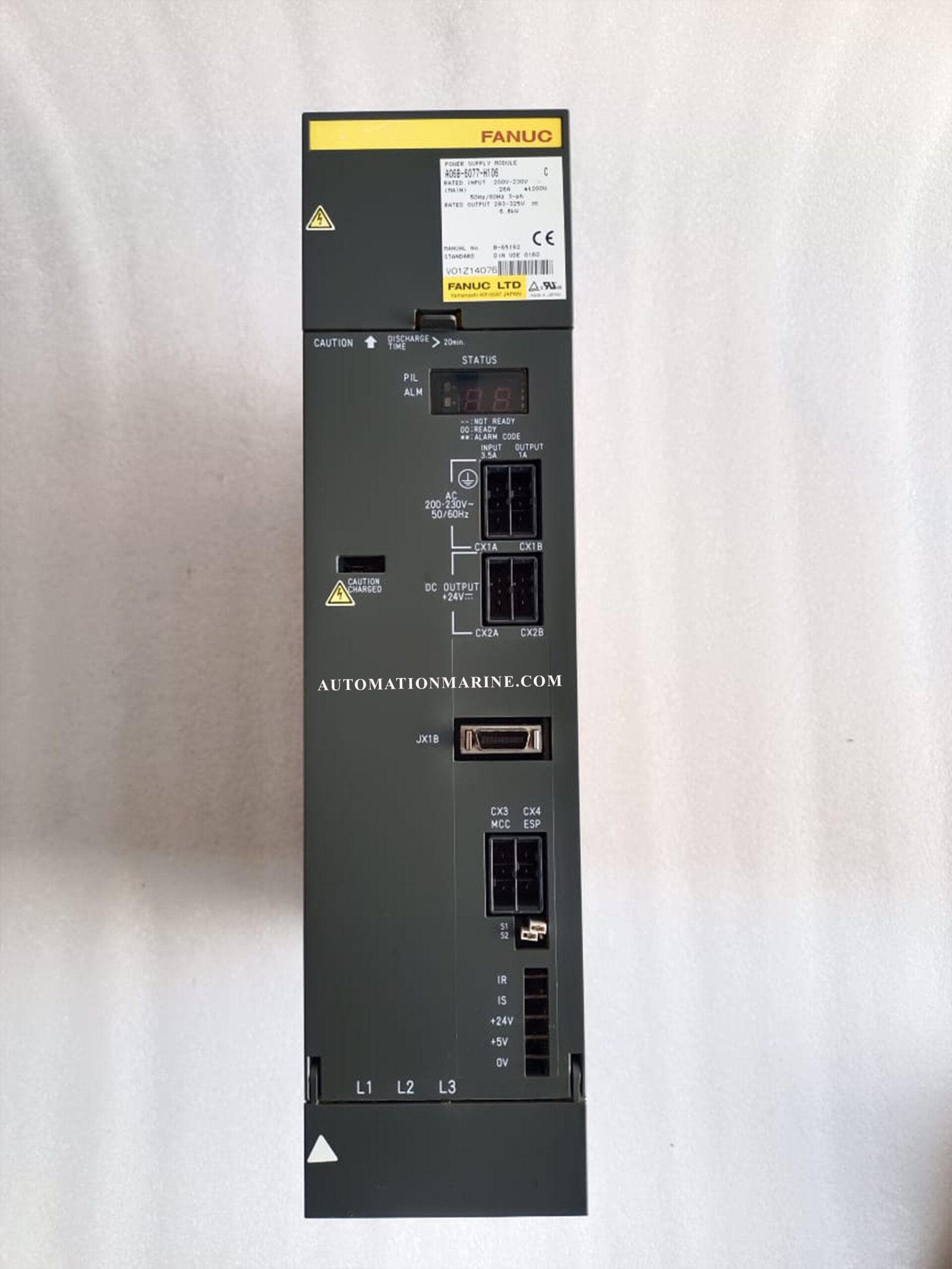 A06B-6077-H106 FANUC POWER SUPPLY MODULE A06B6077H106 SERVO AC DRIVE