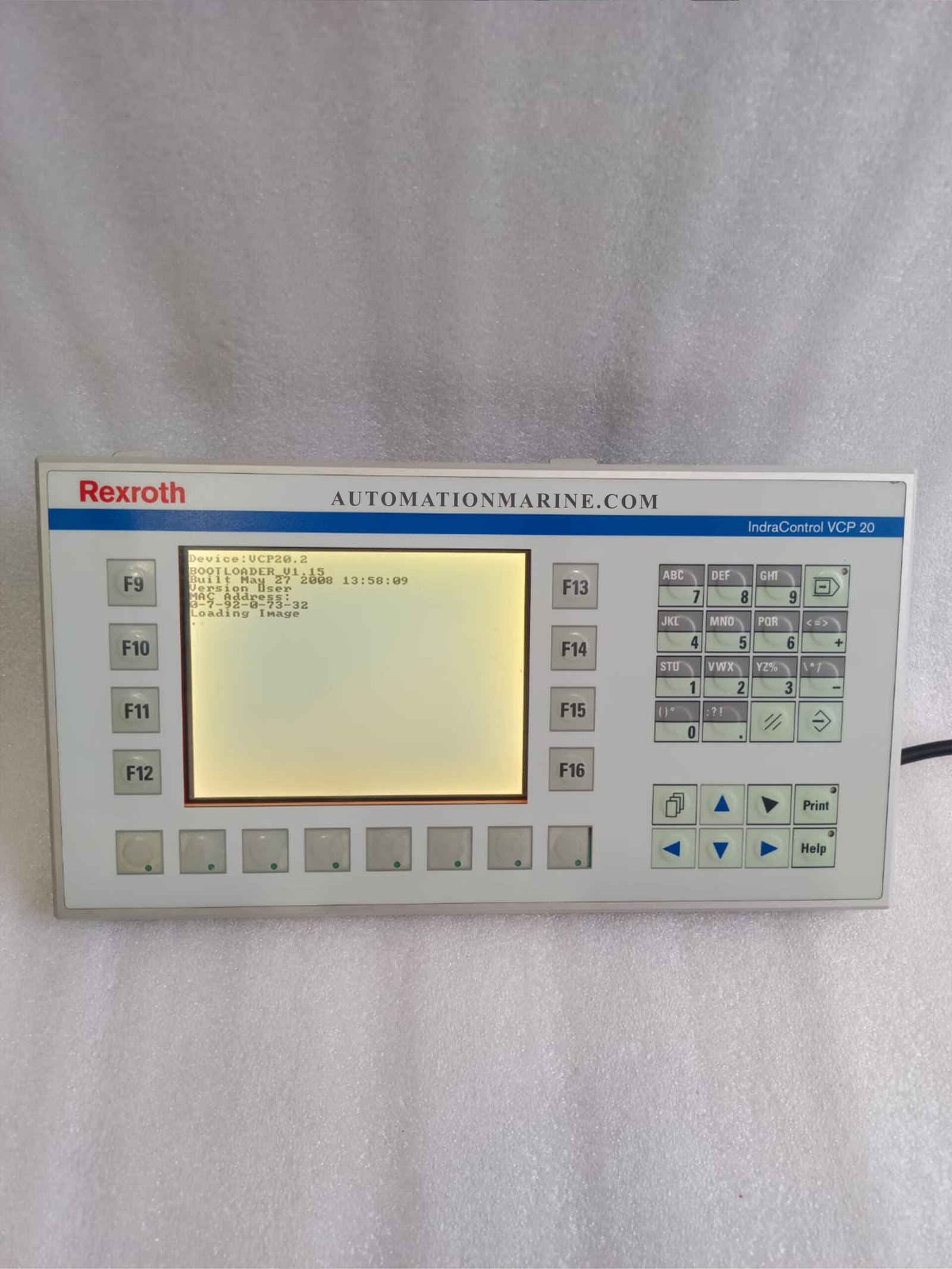 INDRACONTROL VCP20  REXROTH VCP20.2DUN-003-PB-NN-PW HUMAN MACHINE INTERFACE (HMI)