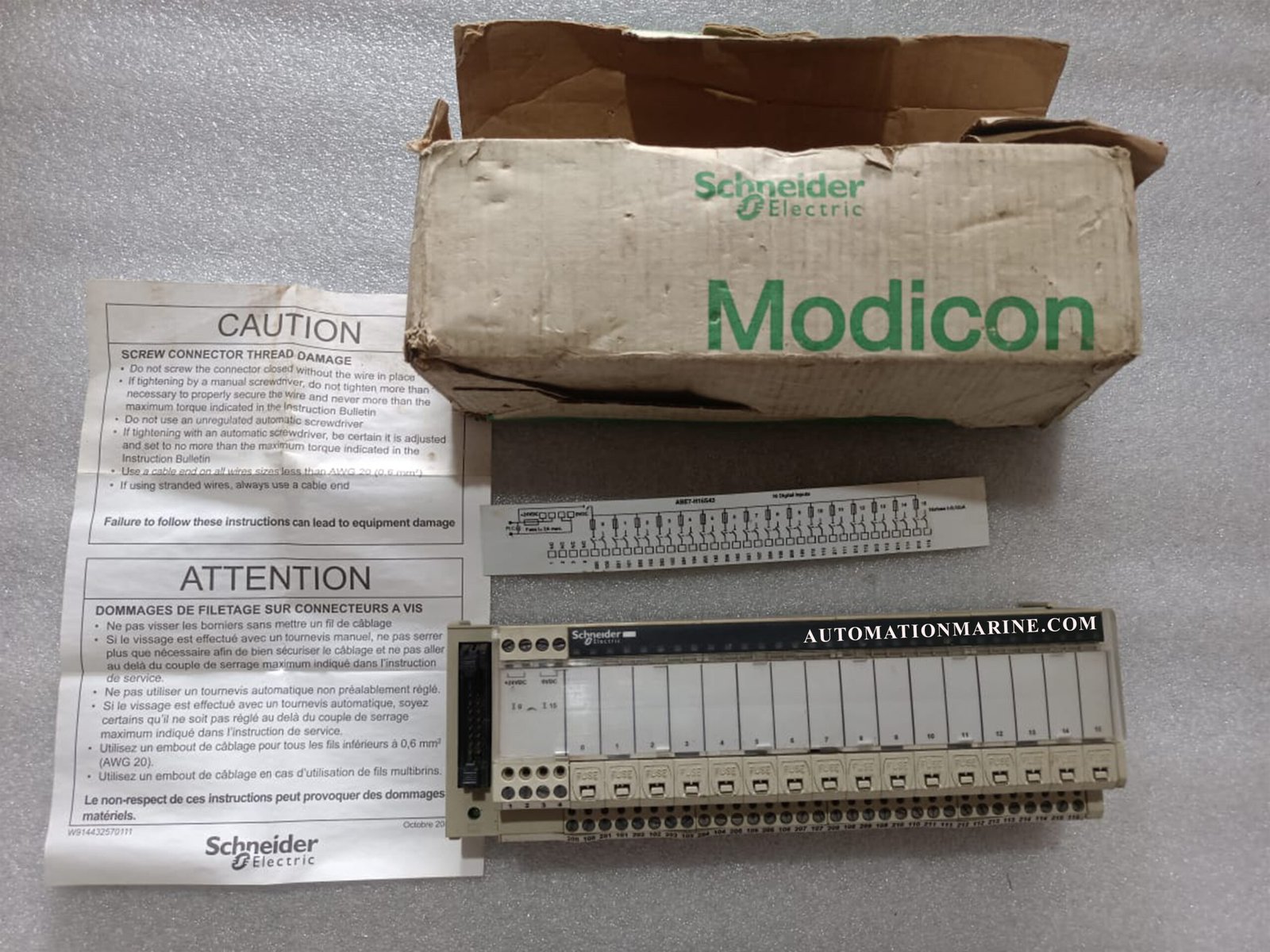 SCHNEIDER ABE7-H16S43 SCHNEIDER MODICO ABE7H16S43 PLC