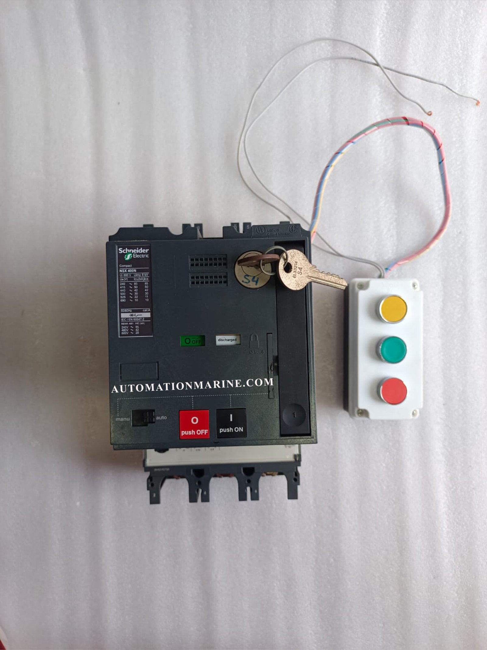 SCHNEIDER NSX400N SCHNEIDER MT400  SCHNEIDER MOTOR MECHANISM 400AMP MCCB MODULE