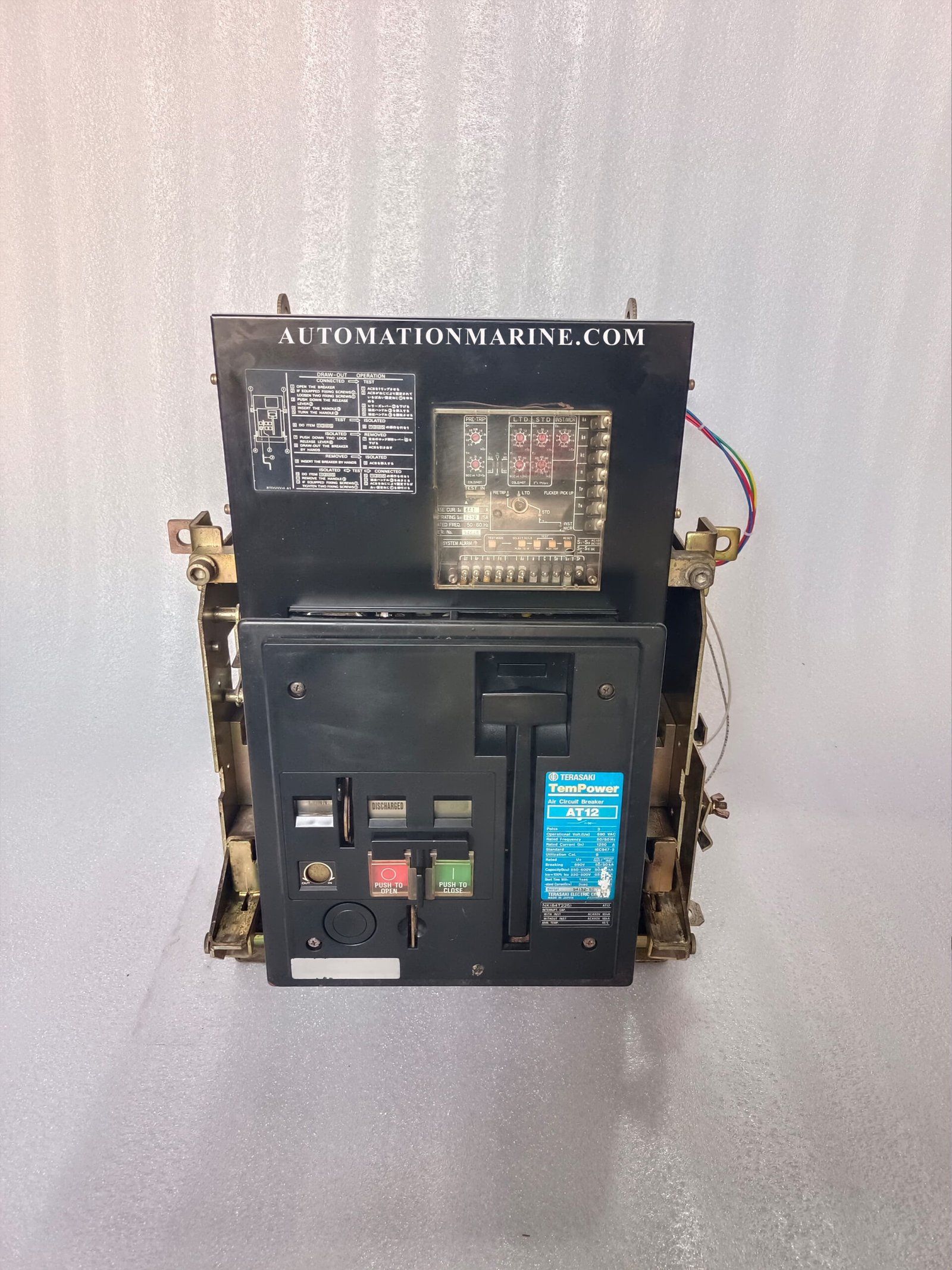 TERASAKI AT12 AIR CIRCUIT BREAKER TEMPOWER AIR CIRCUIT BREAKER AT12 AIR CIRCUIT BREAKER