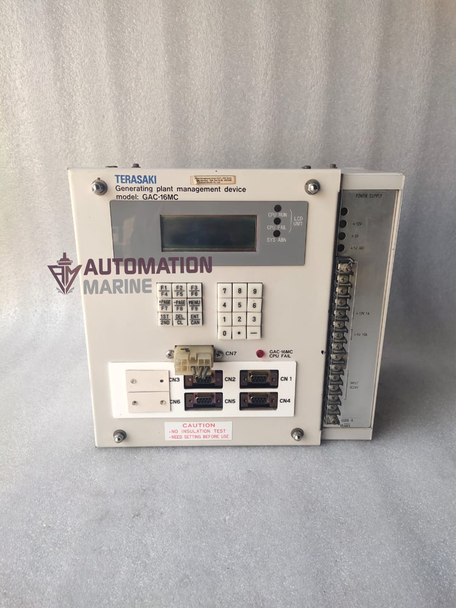 TERASAKI GAC-16MC TERASAKI EIN-103 GENERATING PLANT MANAGEMENT DEVICE CPU