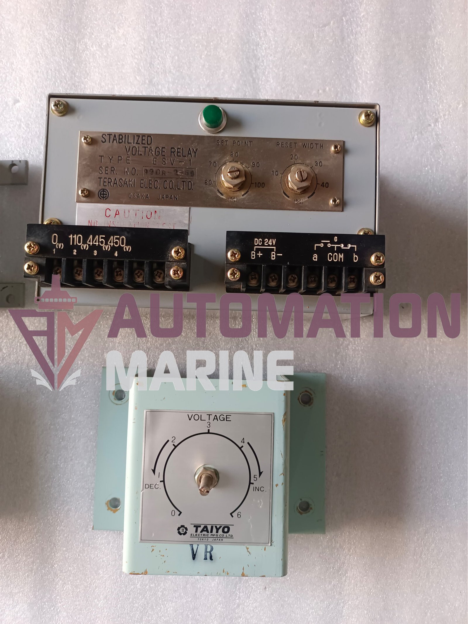 ESV-1 TERASAKI STABILIZED VOLTAGE RELAY ESV-1 RELAY