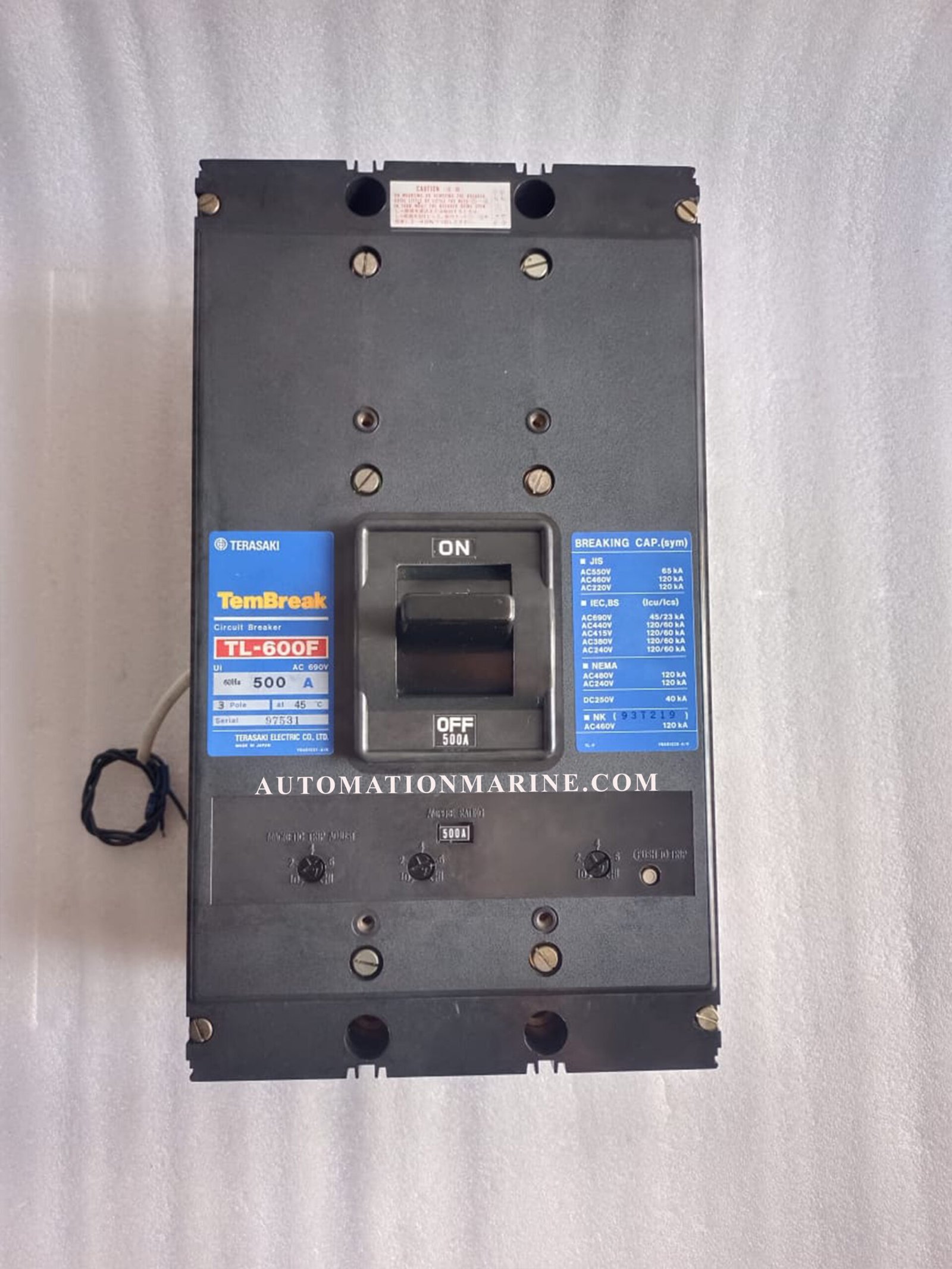 TERASAKI TL-600F TERASAKI TEMBREAK CIRCUIT BREAKER TL-600F MODULE