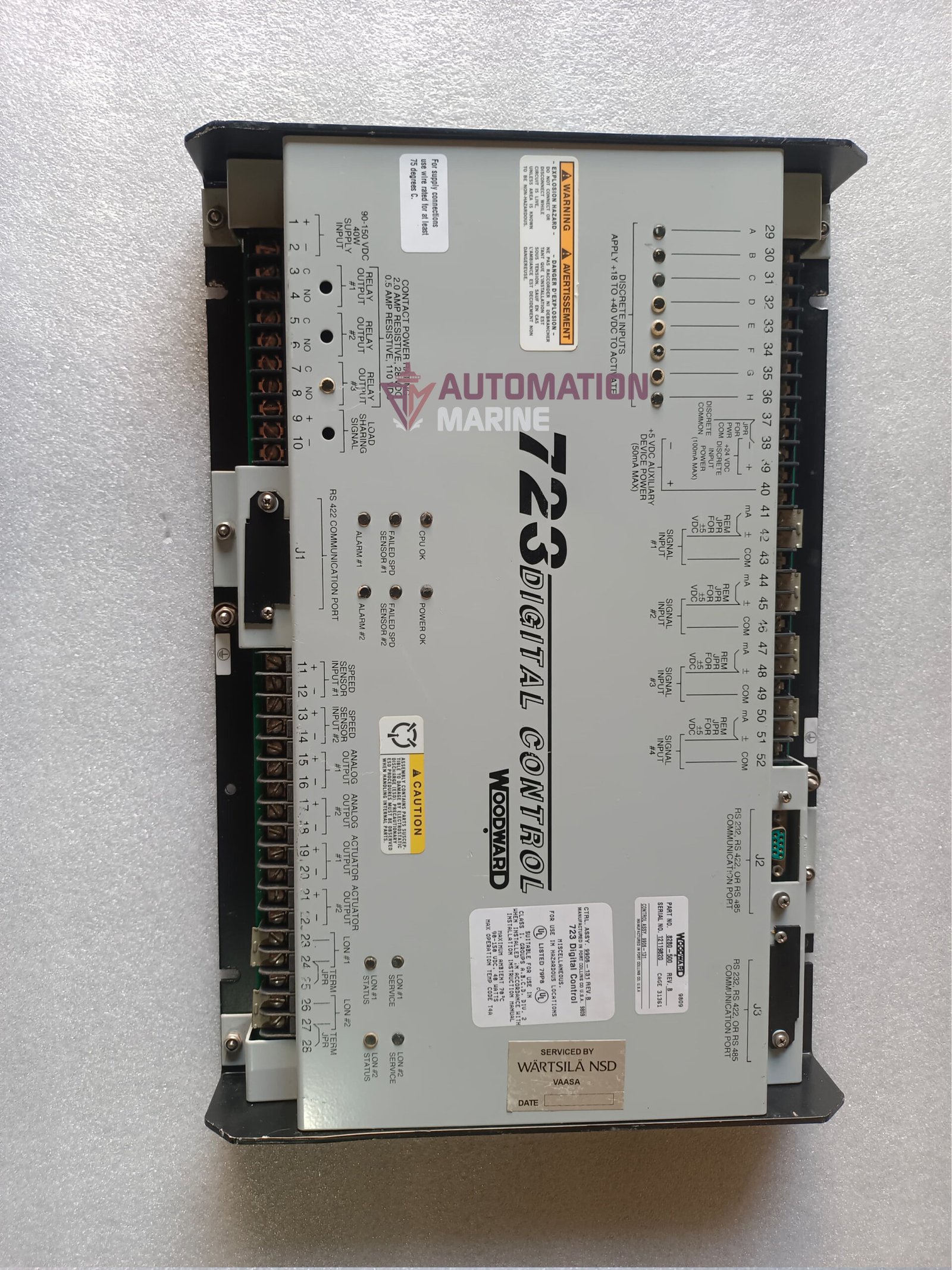 WOODWARD 8280-500 WOODWARD 9906-131 WOODWARD 723 DIGITAL CONTROL CONTROLLER