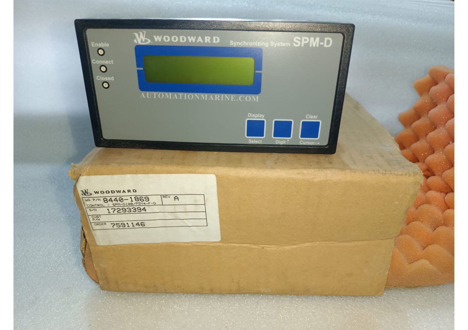 WOODWARD 8440-1869 WOODWARD SPM-D10 WOODWARD SYNCHRONIZING SYSTEM SPM-D CONTROLLER