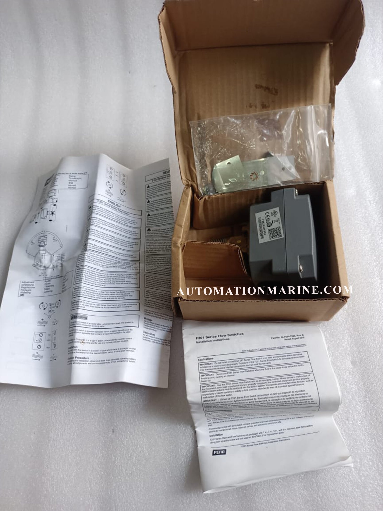 JOHNSON CONTROLS  F261KAH-V01 FLOW SWTICH