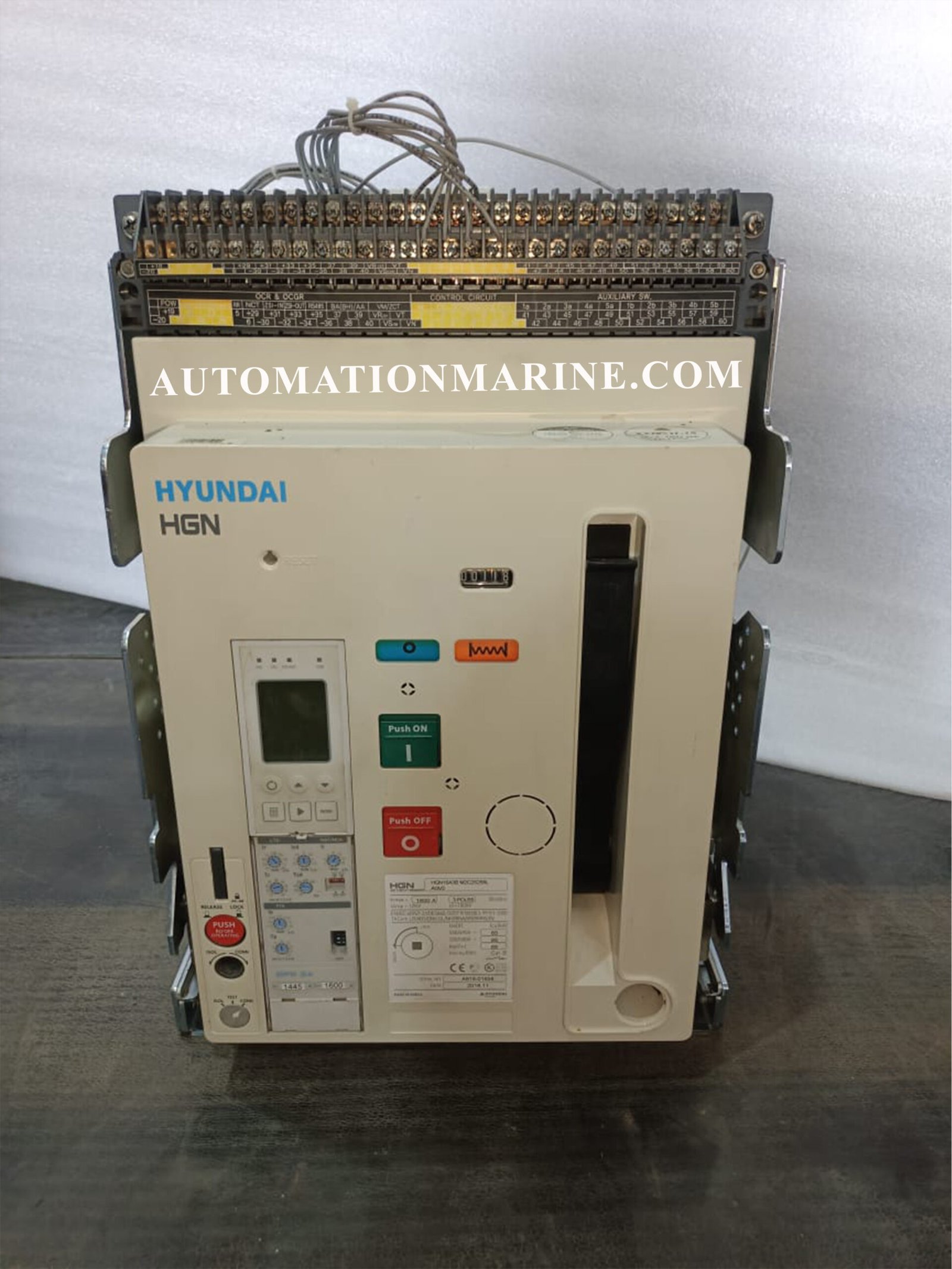 Hyundai HGN16A3B  Hyundai HGN16A3B M2C2S258L Air Circuit Breaker HGN 1600AMP Air Circuit Breaker AIR CIRCUIT BREAKER