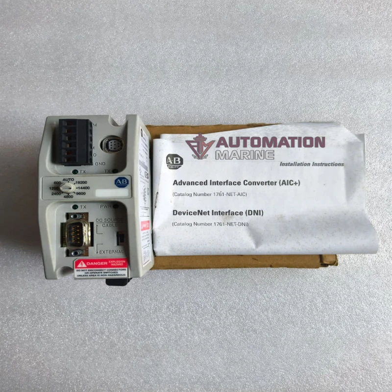 Allen-Bradley 1761-NET-AIC Advanced Interface Converter Module for DH-485 RS-232 And RS-485 Communication MODULE