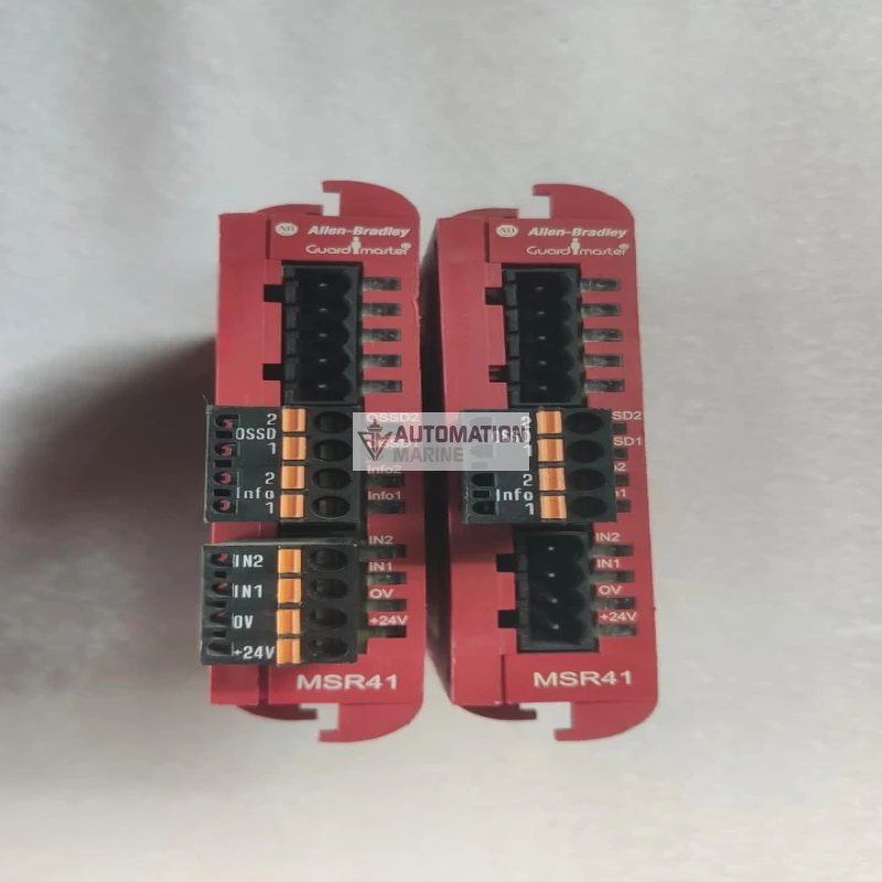 Allen-Bradley Guardmaster MSR41 440R-P221AGS Safety Relay Base Module, 24VDC, Cat. 4 / SIL 3 / PL e RELAY