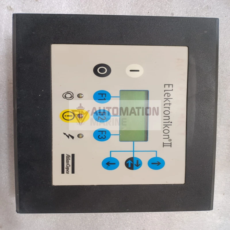 Atlas Copco 1900 0710 12 Elektronikon II Compressor Controller Panel HUMAN MACHINE INTERFACE (HMI)
