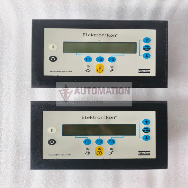 Atlas Copco Elektronikon IIID Compressor Controller Panel (Part No. 1900 0710 32) HUMAN MACHINE INTERFACE (HMI)
