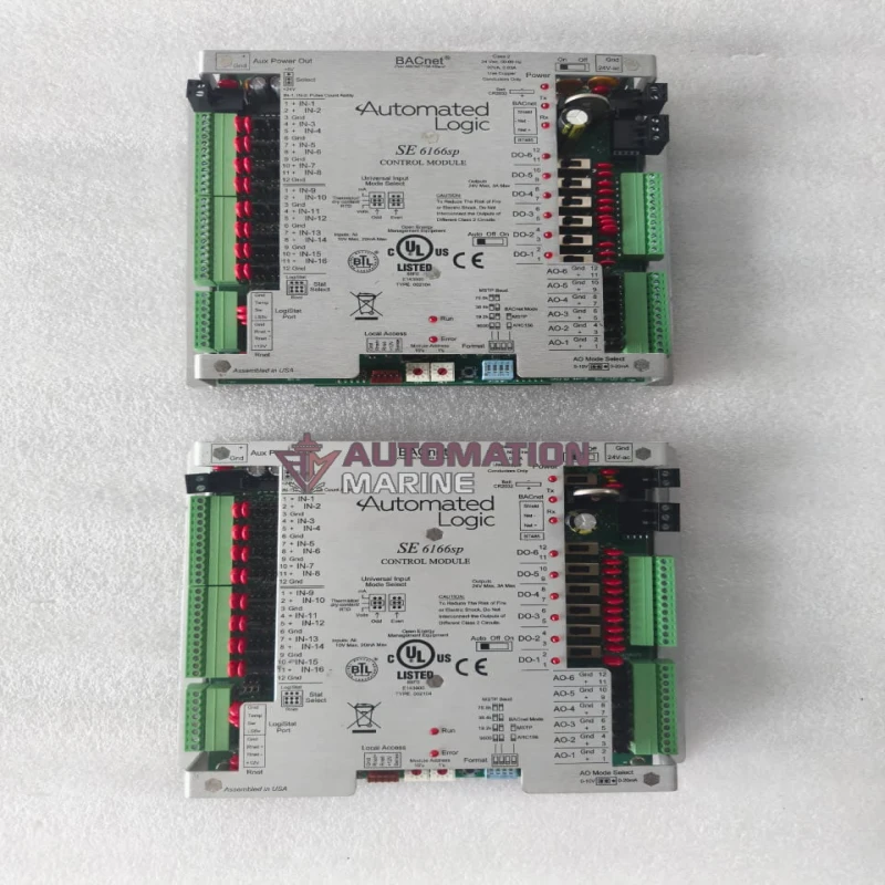 AUTOMATED LOGIC SE6166SP Control Module | BACnet Building Automation Controller | 16 UI 6 DO 6 AO | 24VAC MODULE