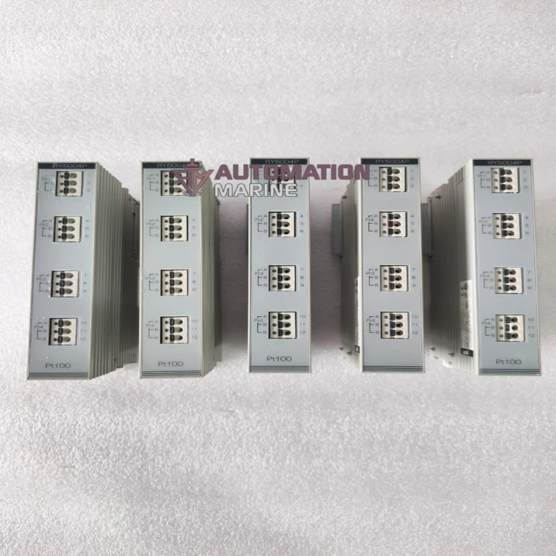 AZBIL RY5004P0000 4-Channel Pt100 RTD Input I/O Module 24V HVAC Building Automation MODULE