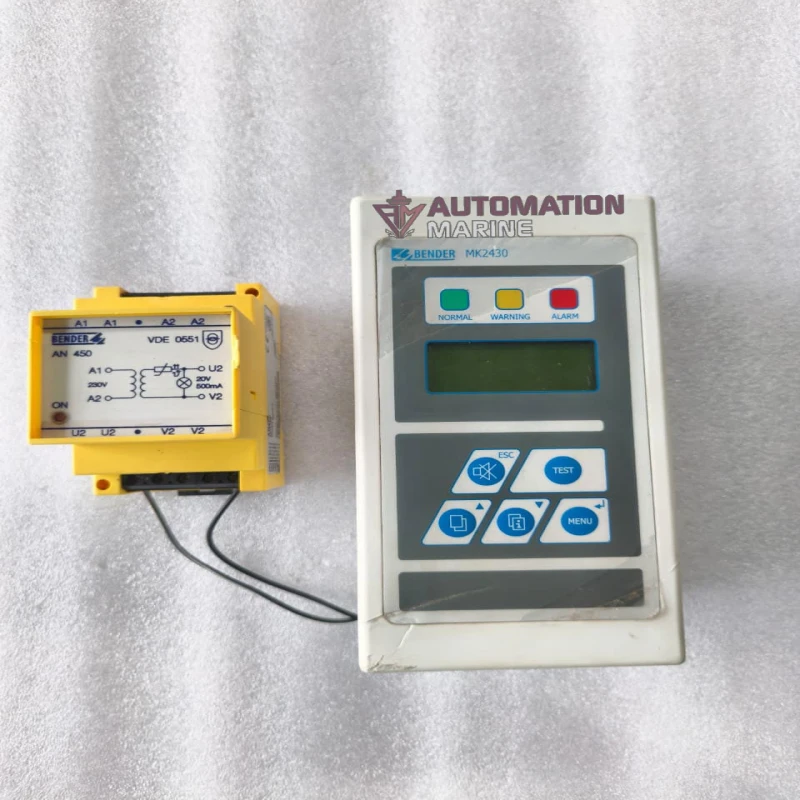 BENDER MK2430-12 Remote Alarm Indicator &amp;amp; Test Unit | Medical IT System Alarm Panel | AC/DC 24V | Part No. B95100002 OTHERS