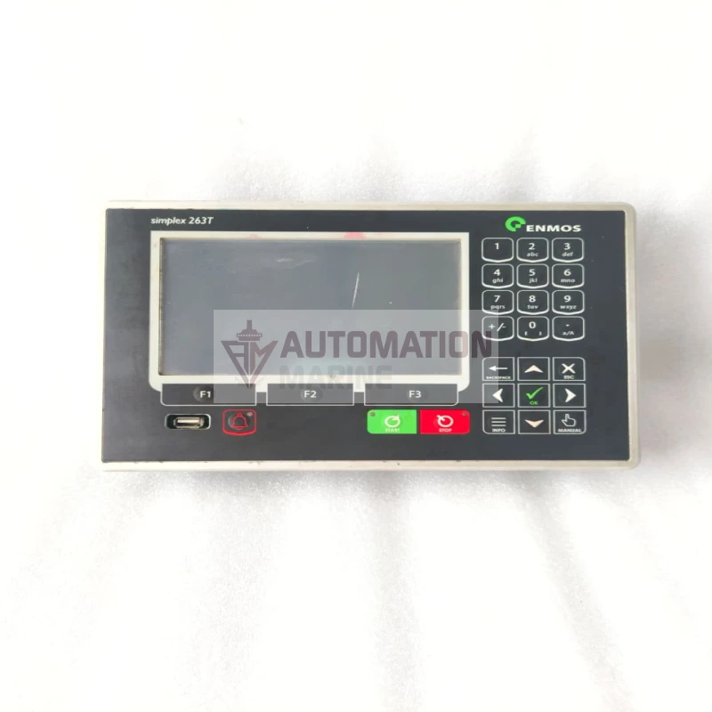ENMOS SIMPLEX 263T Industrial HMI Control Panel | 24V DC | Ethernet, RS485 RS232 | 32 DI / 32 DO | Textile Machinery Controller | Serial No. 1950A69933 HUMAN MACHINE INTERFACE (HMI)