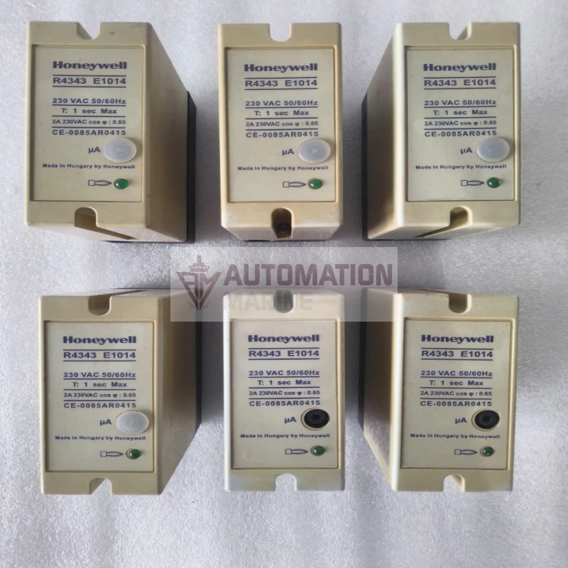 Honeywell R4343E1014 Flame Detector Relay Switch | 230VAC, 1-Second Response RELAY