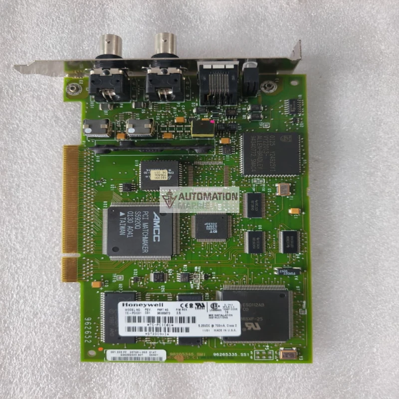Honeywell TC-PCIC01 ControlNet PCI Interface Card, Part No. 96365673, Firmware Rev. 3.5, 5.25VDC @ 700mA MODULE