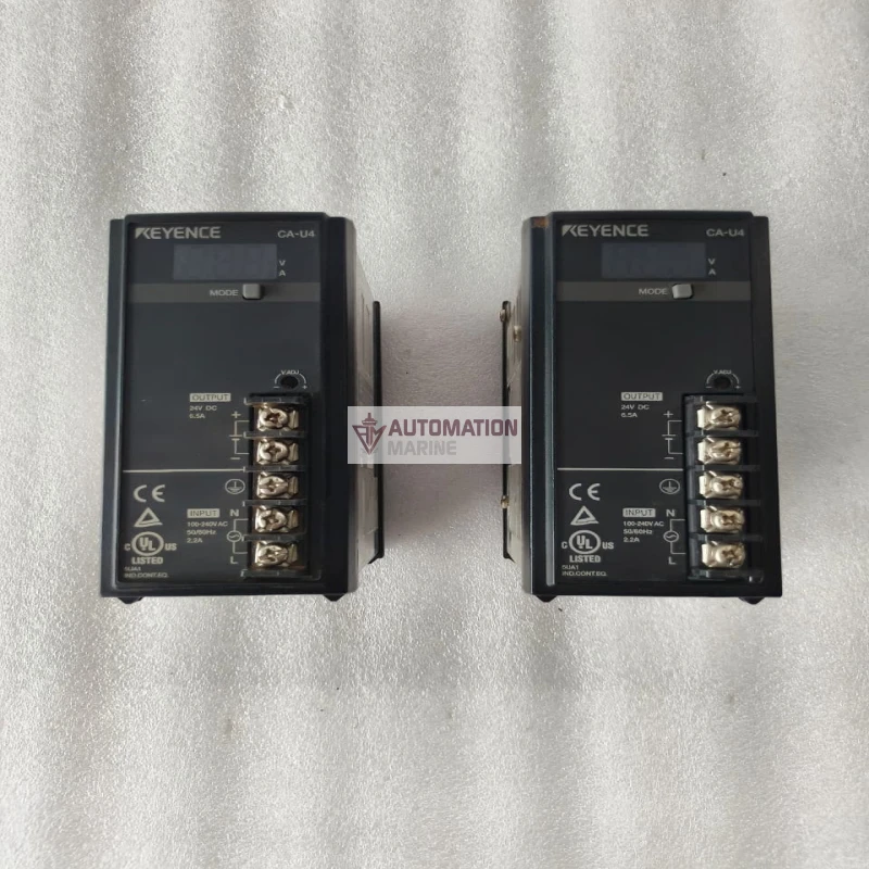KEYENCE CA-U4 Switching Power Supply, 24V DC 6.5A, 156W, 100-240V AC Input POWER SUPPLY