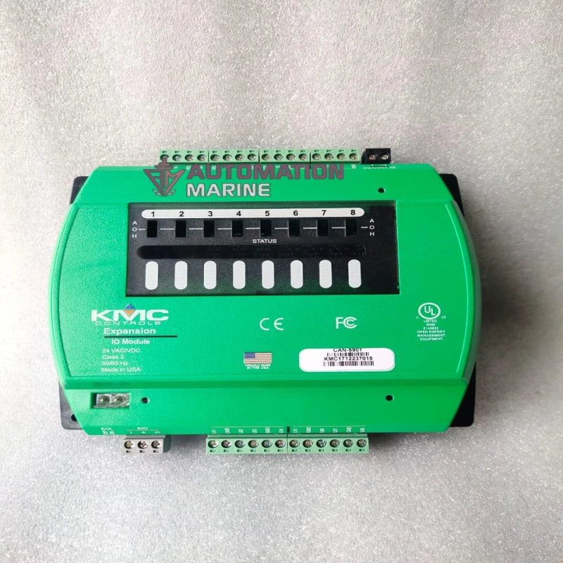 KMC Controls CAN-5901 Expansion I/O Module | 8-Channel Building Automation Expansion Module | 24 VAC/VDC | BACnet CAN Bus Controller MODULE