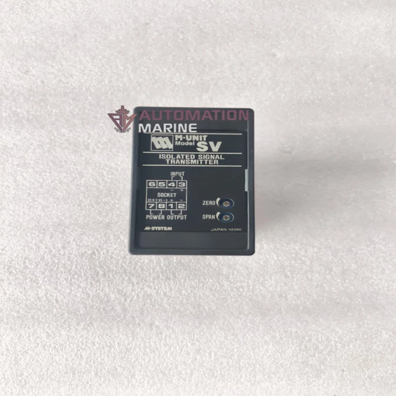 M-SYSTEM SV-7A-C Isolated Signal Transmitter -10 to +10V DC Input to 4-20mA DC Output 110V AC CONVERTER