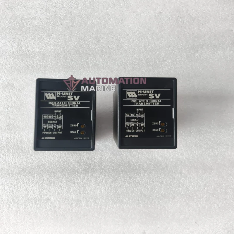 M-SYSTEM SV-A1A-C Isolated Signal Transmitter 4-20mA DC Input / Dual 4-20mA DC Output 110V AC CONVERTER