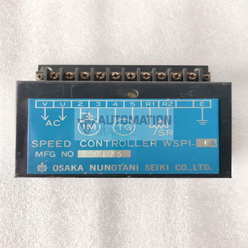 OSAKA NUNOTANI SEIKI WSPI-1A Speed Controller | Industrial Motor Speed Control Unit | AC Input CONTROLLER