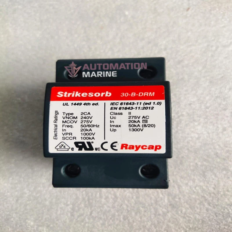 Raycap Strikesorb 30-B-DRM Surge Protection Device (SPD) | 240V AC | 50kA Type 2 Class II Lightning &amp; Surge Protection Module MODULE