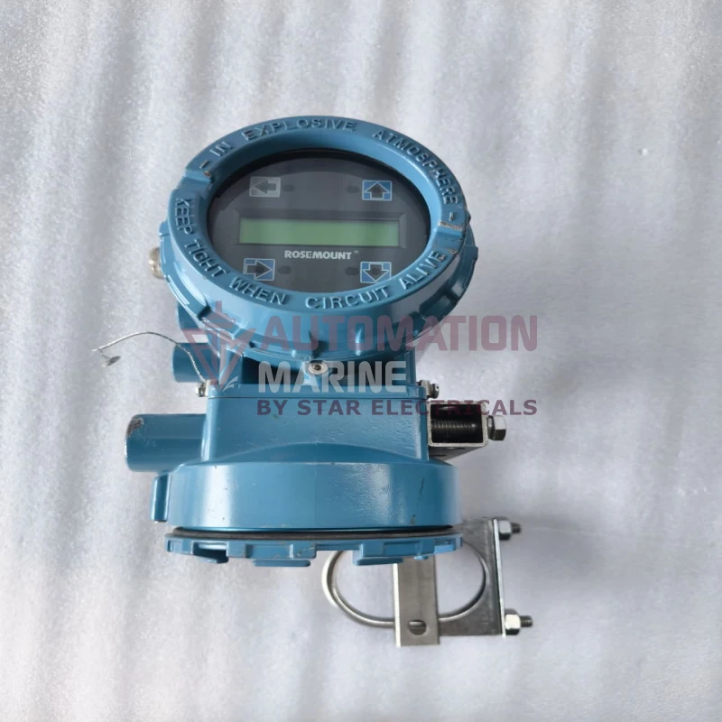 Rosemount 8750W Magnetic Flowmeter Transmitter, Model 8750WDMR1A1FNSA040SA1, 90–250 VAC, 4–20 mA And Pulse Output ELECTROMAGNETIC FLOW METER