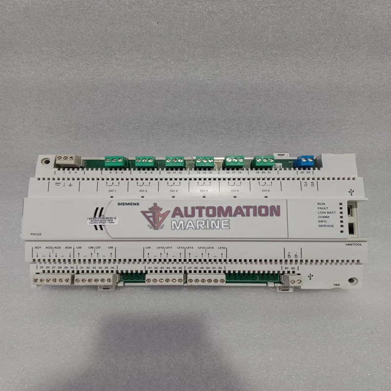 Siemens PXC22.D Programmable Building Automation Controller | BACnet HVAC Controller | 24V AC | Desigo PX Series PROGRAMMABLE LOGIC CONTROLLER (PLC)