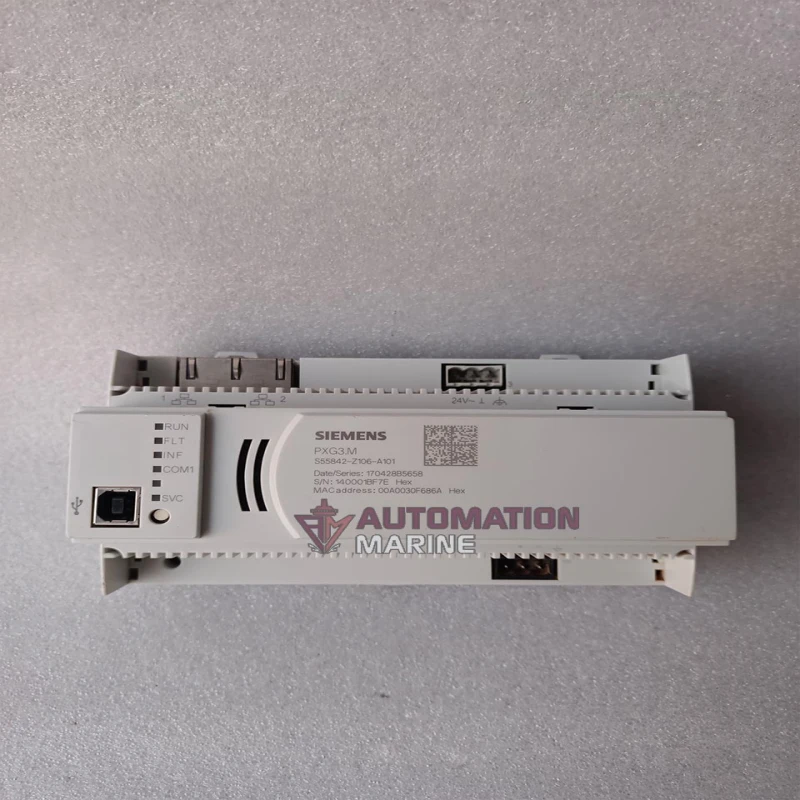 Siemens PXG3.M S55842-Z106-A101 Building Automation Controller | BACnet/IP BMS Automation Controller | HVAC Management Module CONTROLLER