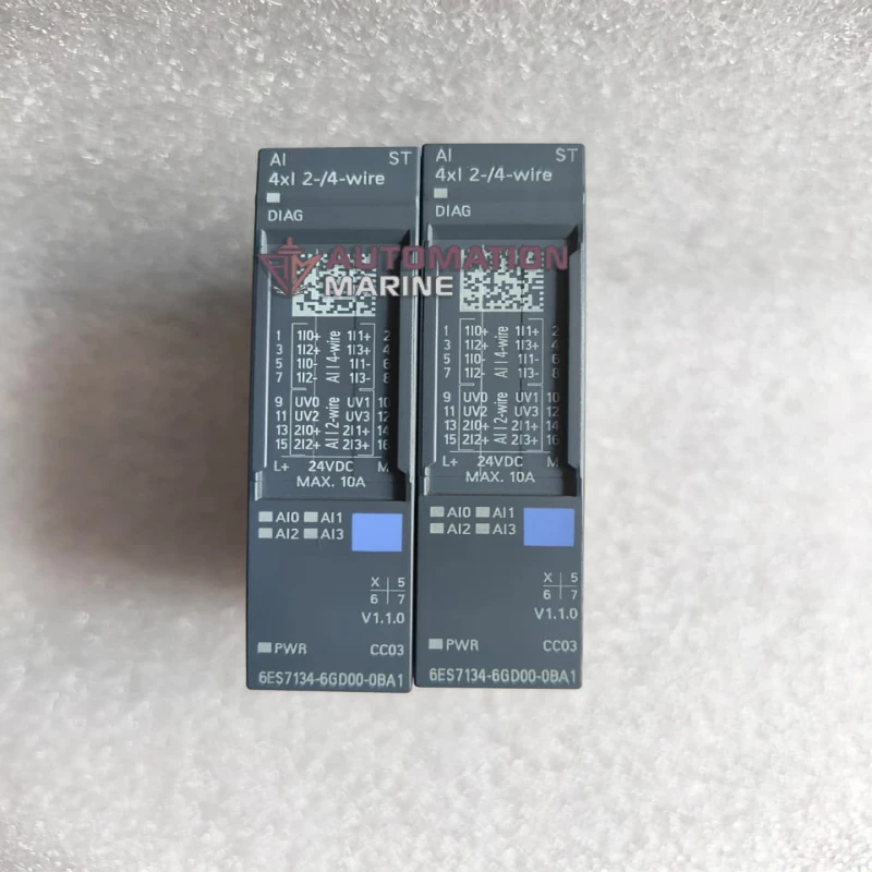 Siemens SIMATIC ET 200SP Analog Input Module AI 8xU/I 2/4-Wire HF – 6ES7 134-6GD00-0BA1 MODULE