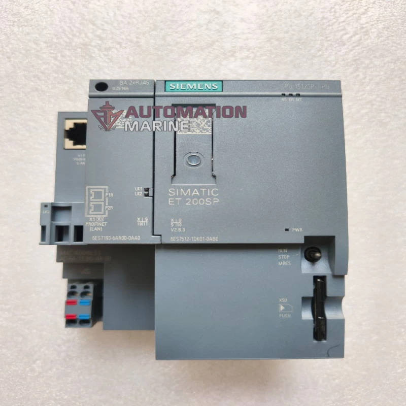 Siemens SIMATIC ET 200SP CPU 1512SP-1 PN Central Processing Unit 6ES7 512-1DK01-0AB0 – PROFINET, Compact Distributed Controller CENTRAL PROCESSING UNIT (CPU)