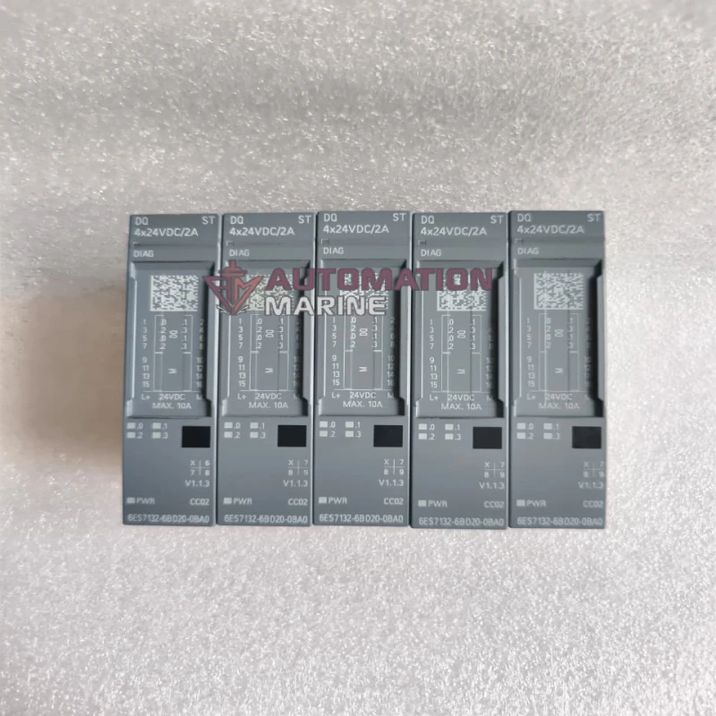 Siemens SIMATIC ET 200SP Digital Output Module 6ES7 132-6BD20-0BA0 – 16 DO, 24V DC, High-Speed Transistor Outputs for Distributed I/O MODULE