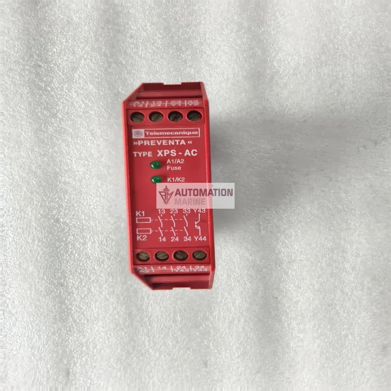 Telemecanique Preventa XPS-AC XPSAC5121 Safety Relay Module – 24V AC/DC, 3 NO / 1 NC Safety Outputs RELAY