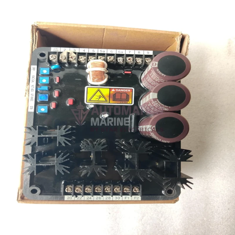 VR6 202-8634 Automatic Voltage Regulator (AVR) – 65 VDC 12A, 180–280 VAC, 1/3 Phase Generator Voltage Regulator AUTOMATIC VOLTAGE REGULATOR (AVR)