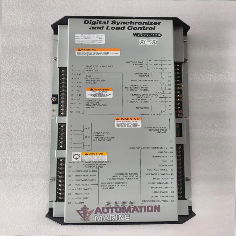 Woodward 9905-363 Digital Synchronizer and Load Control | Generator Synchronizing Controller | Automatic Load Sharing Parallel Generator Control Module CONTROLLER