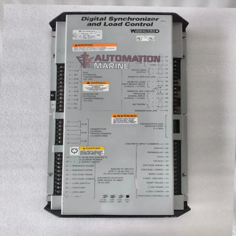 Woodward 9905-711 Digital Synchronizer and Load Control | Generator Synchronizing And Load Sharing Controller | 18-40VDC Industrial Control Module CONTROLLER