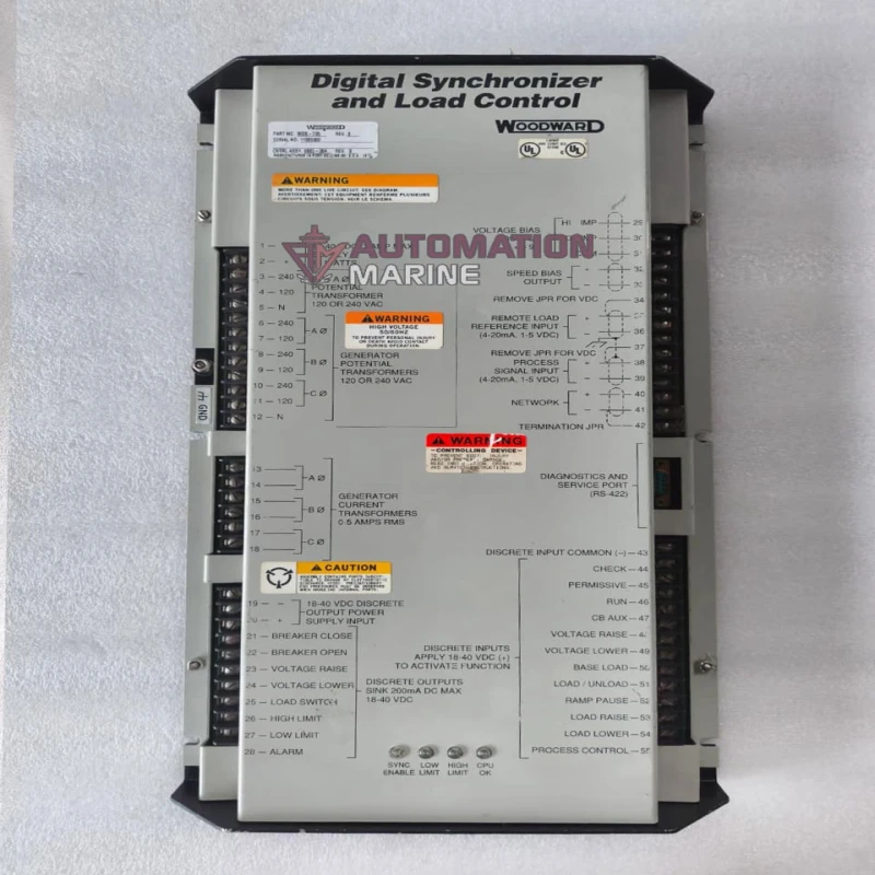 Woodward 9905-795 Digital Synchronizer and Load Control Module | Generator Synchronizing Controller | 18-40 VDC Industrial Load Sharing Controller CONTROLLER