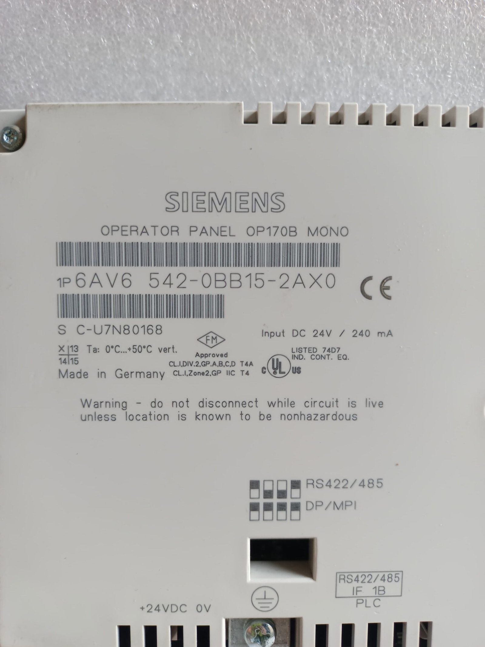 A06B-6096-H207 FANUC SERVO AMPLIFIER MODULE A06B6096H207 thumbnail 4057