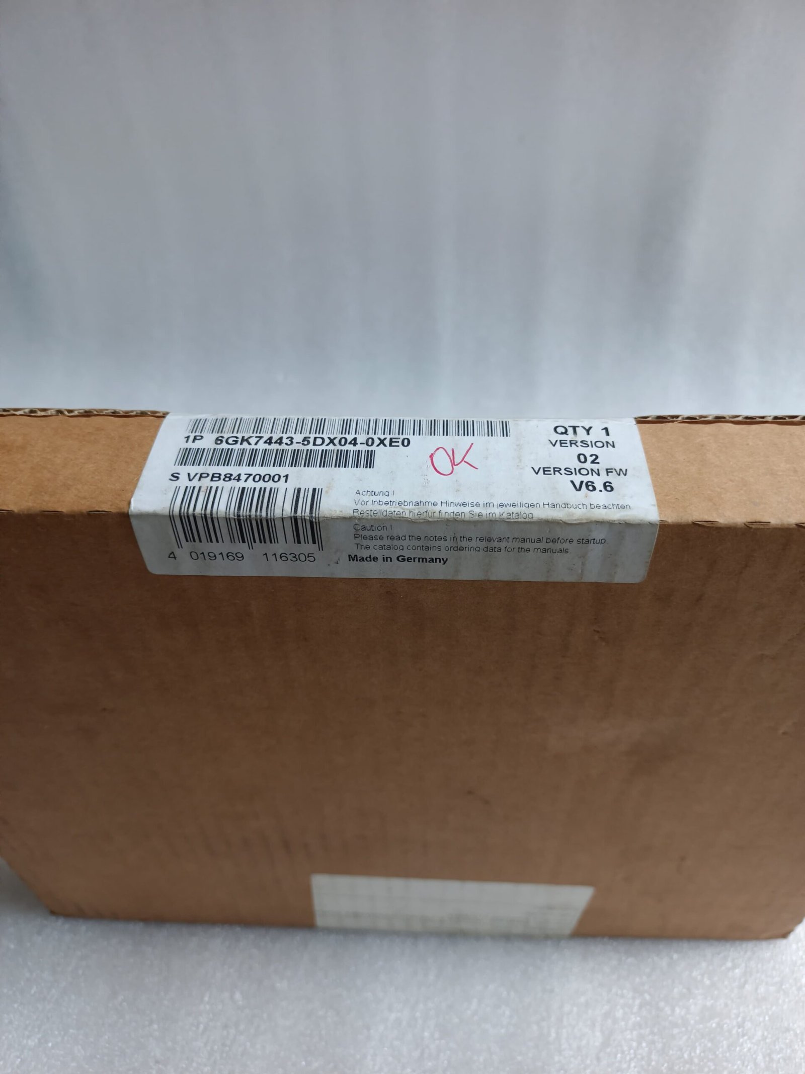 A06B-6096-H207 FANUC SERVO AMPLIFIER MODULE A06B6096H207 thumbnail 5388