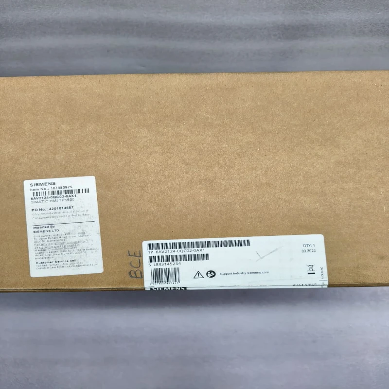 Siemens SIMATIC HMI TP1500 Comfort Panel - 15.4" Widescreen Touch Display (6AV2124-0QC02-0AX1) thumbnail 3