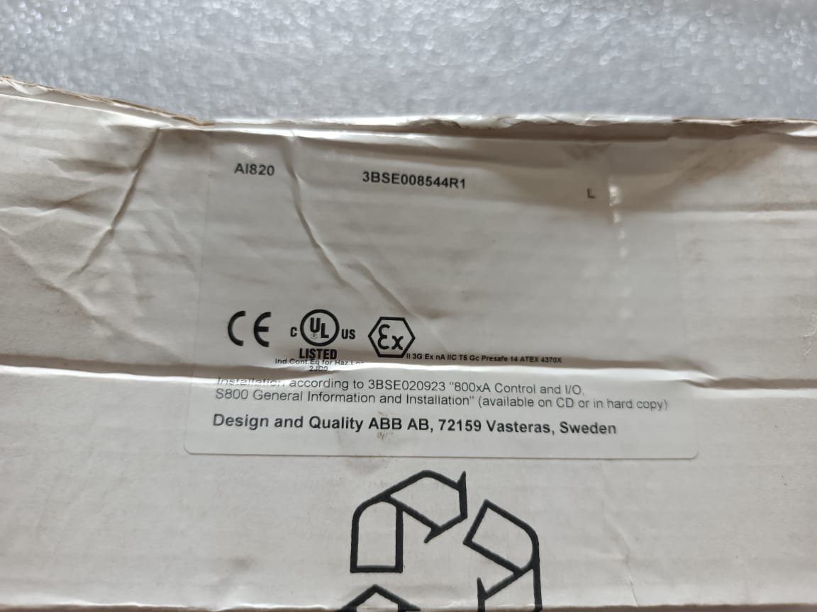 ABB AI820 ABB 3BSE008544R1 ABB S800I/O ANALOG INPUT 4CH MODULE thumbnail 4